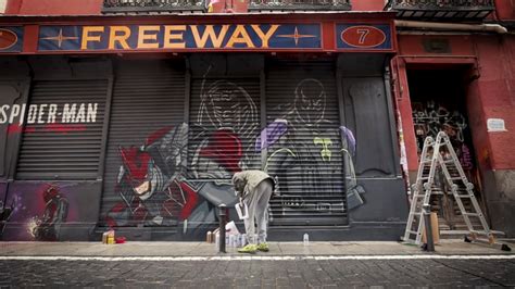Spider Man Miles Morales Tiene Un Graffiti Espectacular En Madrid Y Te
