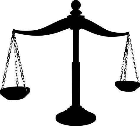 Free Scales Of Justice Silhouette Download Free Scales Of Justice