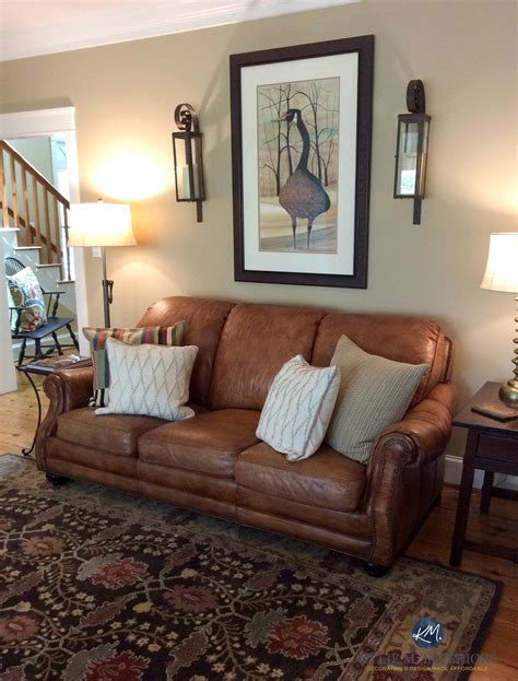 30 Farmhouse Living Room With Brown Leather Couch