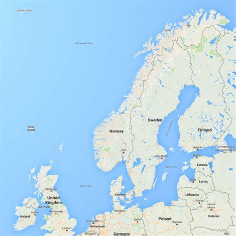 Kort Over Norge Den Officielle Rejseguide Til Norge Visitnorwaydk