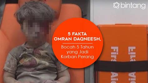 5 Fakta Omran Daqneesh Bocah 5 Tahun Yang Jadi Korban Perang