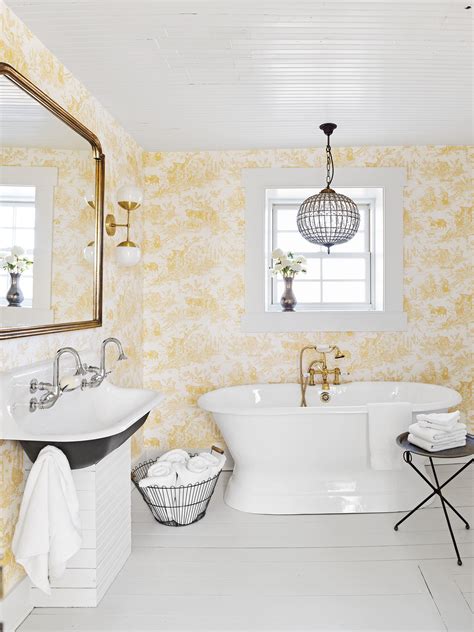 How To Decorating A Small Bathrooms Wallpaper Leadersrooms