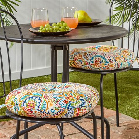 Bohemian soft round chair cushion pad garden patio home floor kitchen office seat cushion outdoor bistro seat cushion, set of 2 3.6 out of 5 stars 39 $20.49 $ 20. 15 Inch Round Bistro Chair Cushions - Bistro Chair Cushions Hayneedle - The greendale home ...