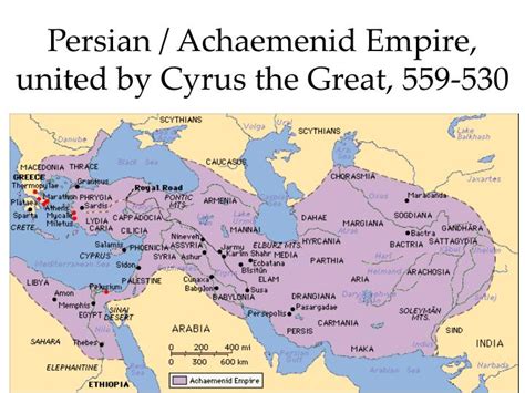 cyrus the great persian empire map