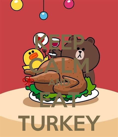 keep calm and eat turkey poster cc keep calm o matic