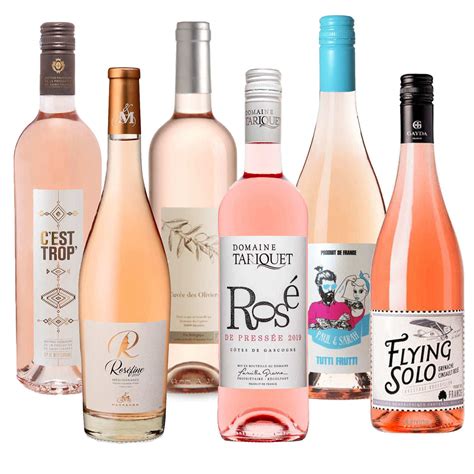 6 Rosé Wines From France Assortment
