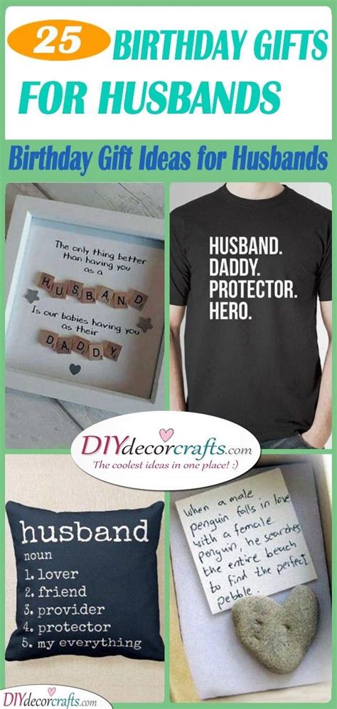 25 BIRTHDAY GIFTS FOR HUSBANDS Birthday Gift Ideas For Husbands