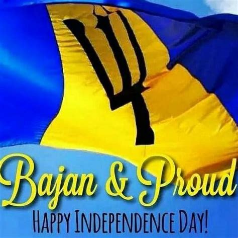 proud bajan happy independence day independence day happy independence