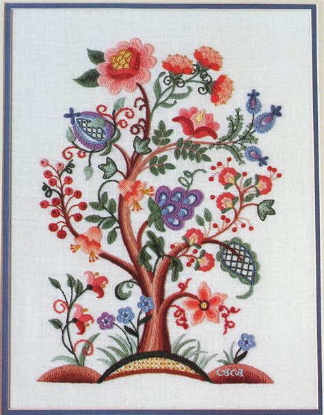 Crewel Embroidery Kits Jacobean Crewelembroidery 5b6
