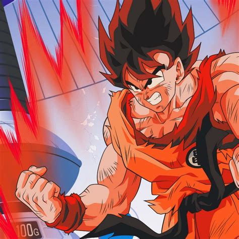 2048x2048 Dragon Ball Z Goku Aggression Ipad Air Wallpaper Hd Anime