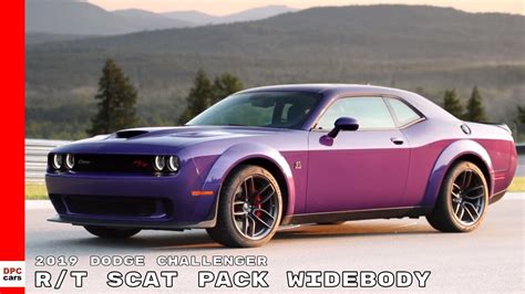 2019 Dodge Challenger Rt Scat Pack Widebody Purple Youtube
