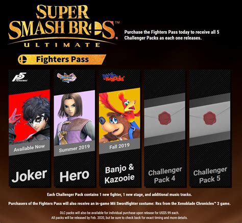 Super Smash Bros Ultimate Fighters Pass Executivelana