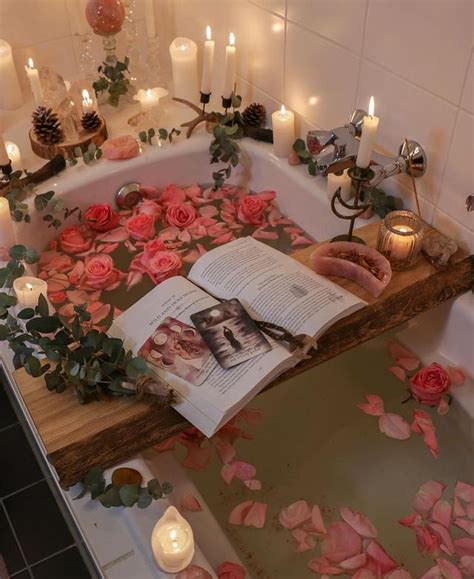 cozy bath relaxing bath bath goals bath aesthetic vision board