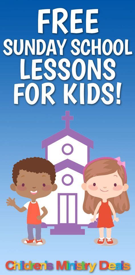 100 Free Sunday School Lessons For Kids Sunday School