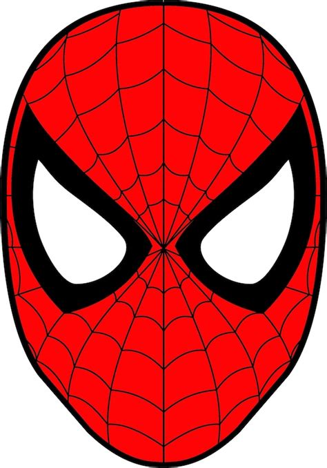 Spiderman Mask Superhero SVG DXF Logo Scalable Silhouette Studio