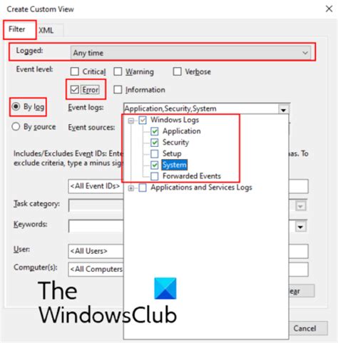 However microsoft event viewer requires you to create a custom view with custom xml. View and delete Event Viewer Saved Logs in Windows 10