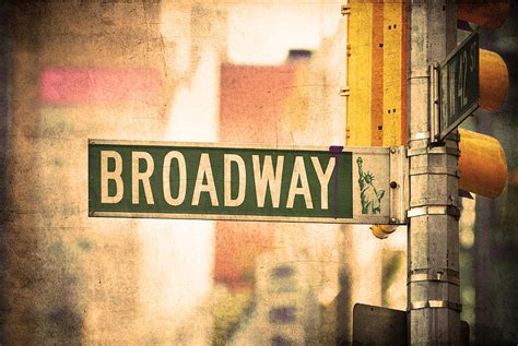 Broadway Road Sign In Manhattan New York City Photograph By Songquan