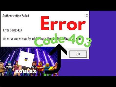 How To Fix Roblox Authentication Faild Error Code An Error Was Enconected During