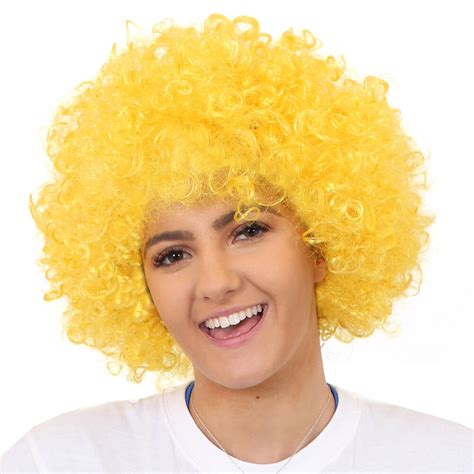 Curly Afro Wigs 12 Colours Funky 70s Disco Clown Unisex Men Ladies