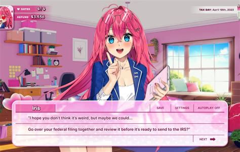 Tax Heaven 3000 Is A Visual Novel Dating Game That Will Do Your Taxes