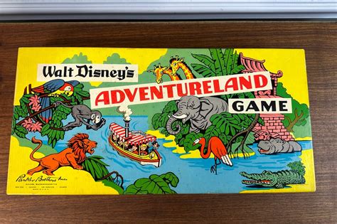 Vintage 1956 Walt Disneys Adventureland Game By Parker Etsy