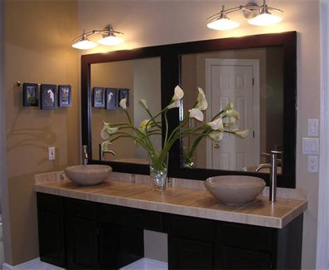 Browse a large selection of bathroom vanity designs, including single and double vanity options in a wide range of sizes, finishes and styles. Beautifully Framed Bathroom Mirrors to Enhance the Look of ...