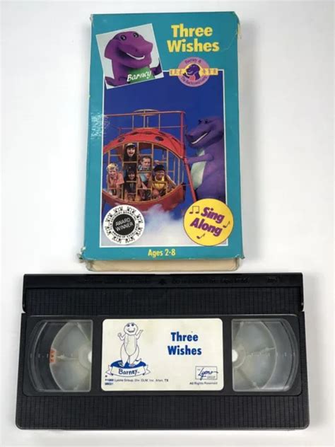 Barney The Backyard Gang Three Wishes Starring Sandy Duncan Vhs Tested Picclick