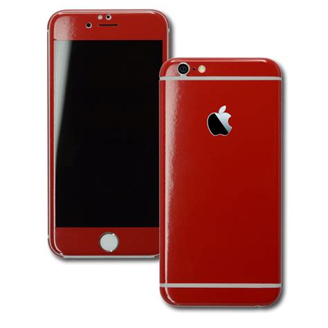 Iphone 6s Plus Glossy Deep Red Skin Wrap Decal Easyskinz