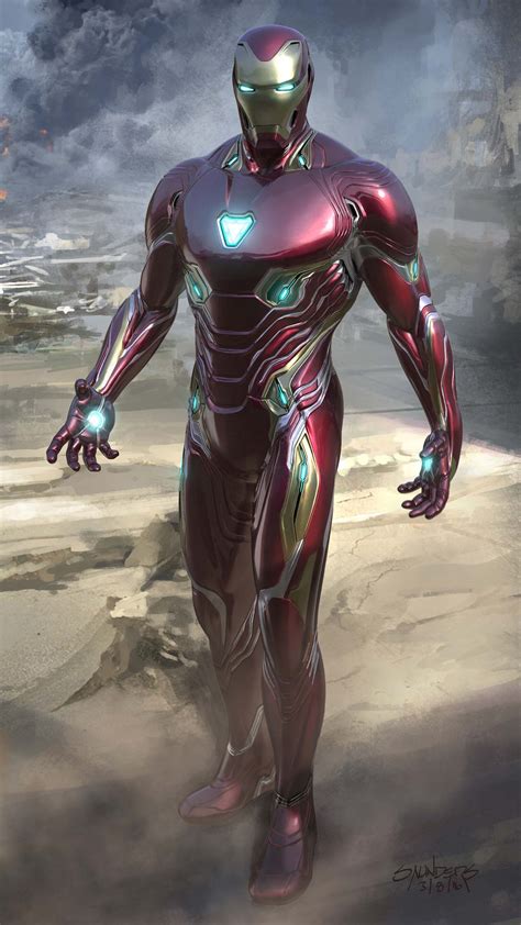 Iron Man Nano Technology Armor Iphone Wallpaper Iphone