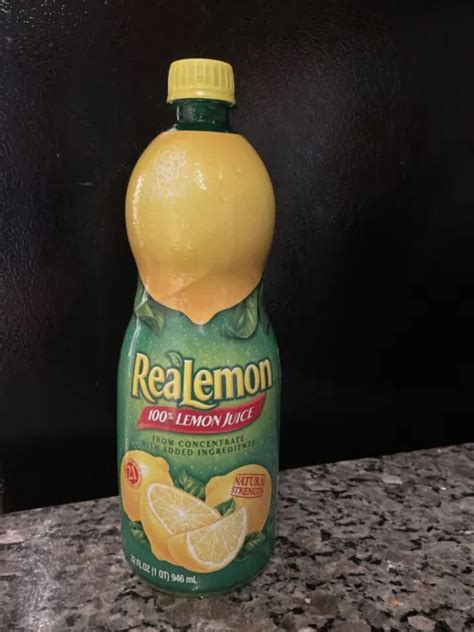 Realemon Lemon Juice Fl Oz Bottle Picclick