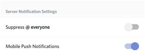 Mobile Notifications Settings 101 Discord
