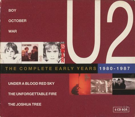 U2songs U2 The Complete Early Years 1980 1987 Album Collection