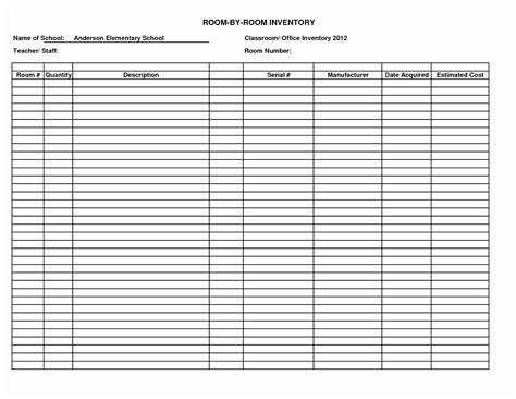 Uniform Inventory Sheet Excel Ms Excel Templates Vrogue