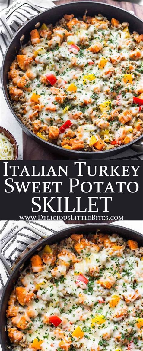 Italian Turkey Sweet Potato Skillet Giveaway Ground Pork Recipes