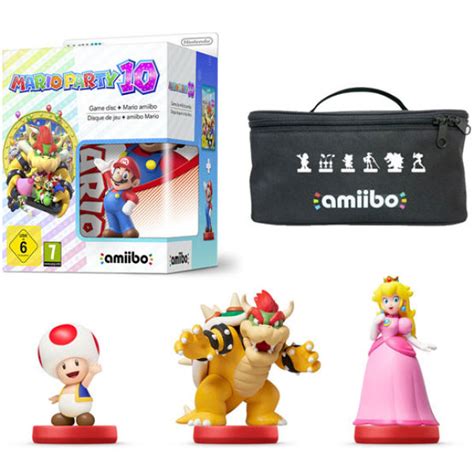 Mario Party 10 Amiibo Pack Mario Bowser Toad And Peach Wii U