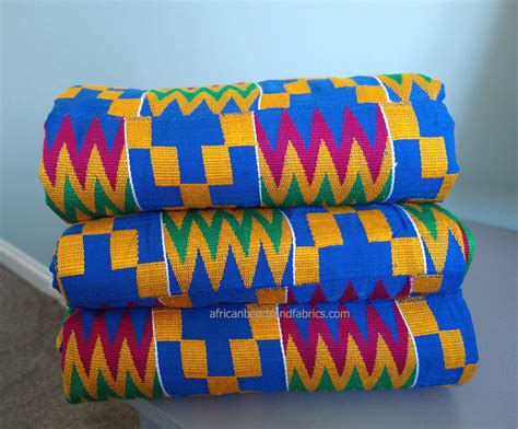 Handwoven Kente Cloth From Ghana African Fabric Handcrafted African