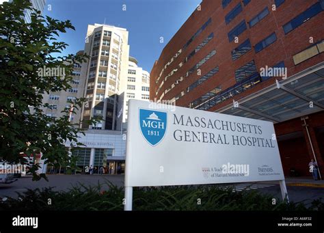 Massachusetts General Hospital Boston Massachusetts Stock Photo