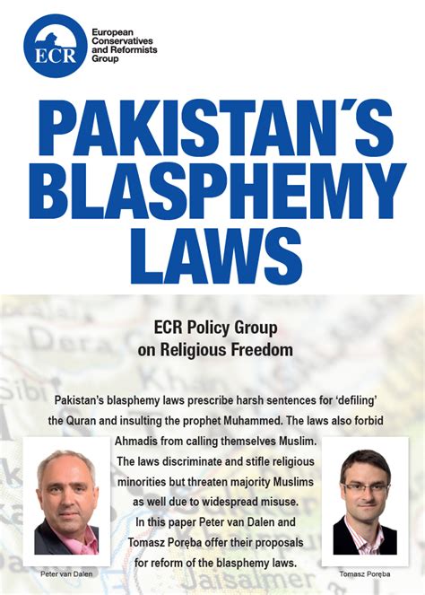 Pakistans Blasphemy Laws Ecr Group