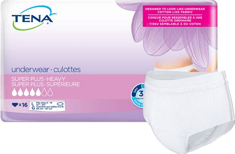 Tena Women Protective Underwear Large 37 50 In 16 Ct 4 Pack