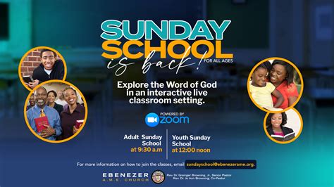 youth and adult sunday school ebenezer a m e church