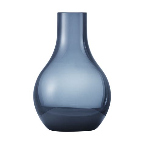 Cafu Extra Small Blue Glass Flower Vase Georg Jensen