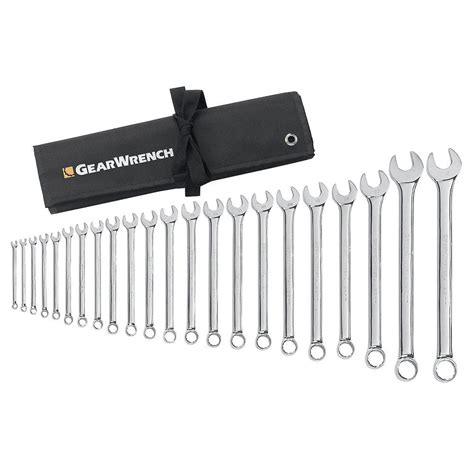 Gearwrench Metric Combination Wrench Set With Roll 22 Piece 81916