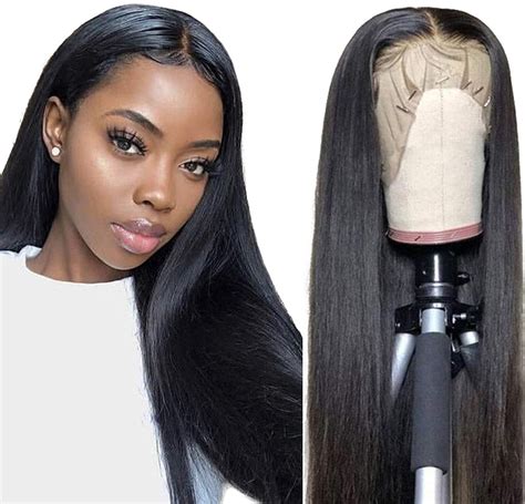 Straight Lace Front Wigs Human Hair With Baby Hair Brazilian Straight