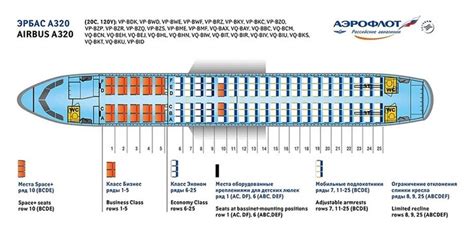 Схема салона Airbus A320 лучшие места