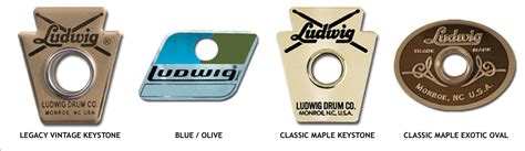 Ludwig Drums Company Badge Drums Logo Ludwig Drums Nc Usa Vintage