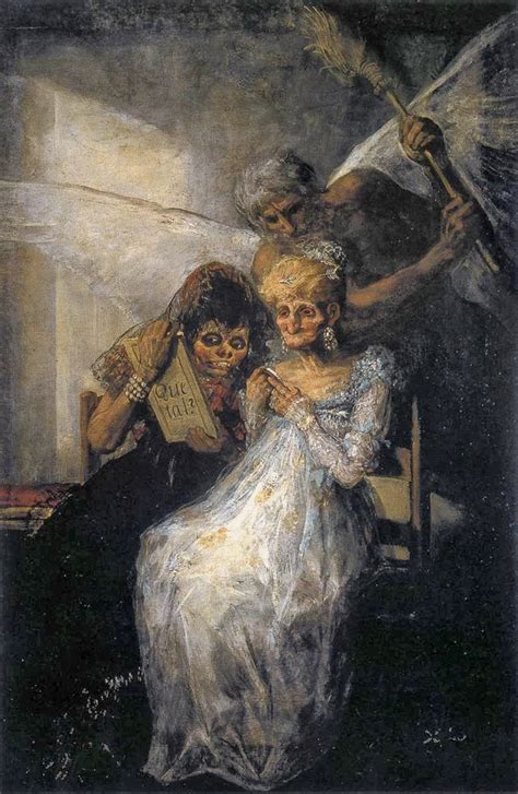 Le Muse Francisco De Goya Y Lucientes Il Tempo E Le Vecchie 1810