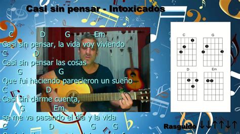 Como Tocar Casi Sin Pensar En Guitarra Letra Y Acordes Youtube