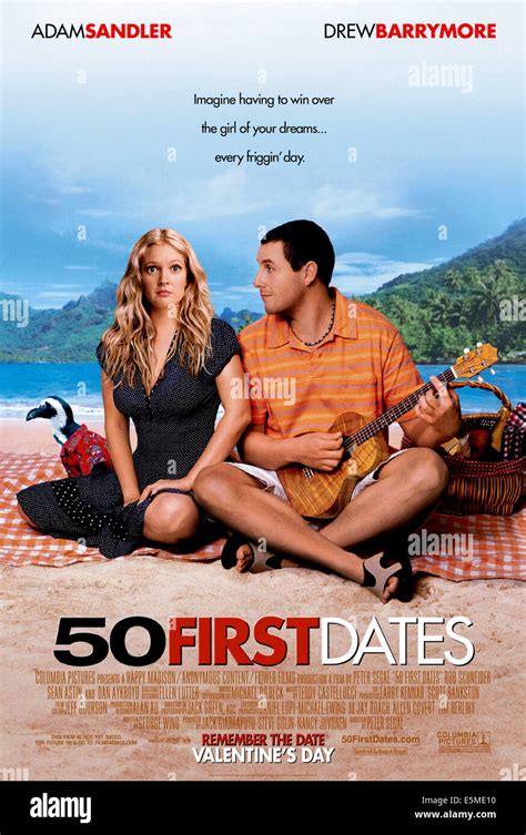 50 First Dates Drew Barrymore Adam Sandler 2004 C Columbiacourtesy Everett Collection