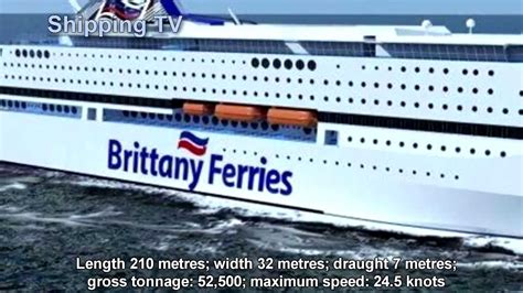 Brittany Ferries New Lng Powered Ferry Youtube