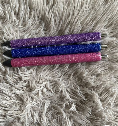 Custom Glitter Pens Customized Glitter Pensinkjoy Gel Pens Etsy